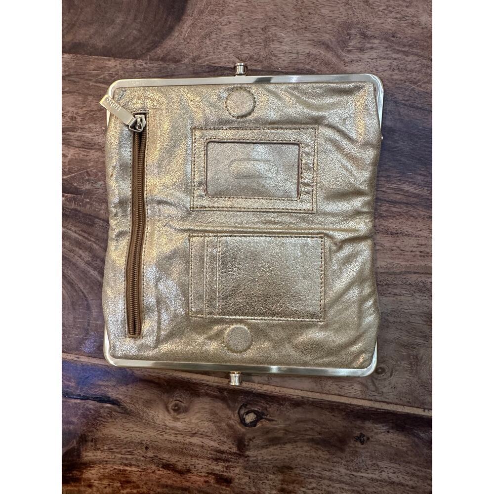 HOBO Women's Gold Lauren Clutch Wallet - Picture 8 of 8